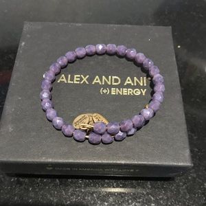 Alex and ani vintage sixty-six beaded bracelet